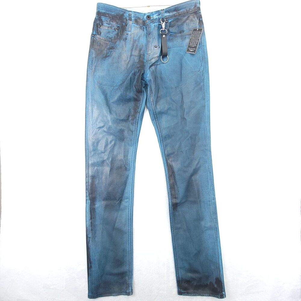 PRPS Demon Slim Straight Japanese Blue Jeans Men's Size 29x32 E108P59P NWT
